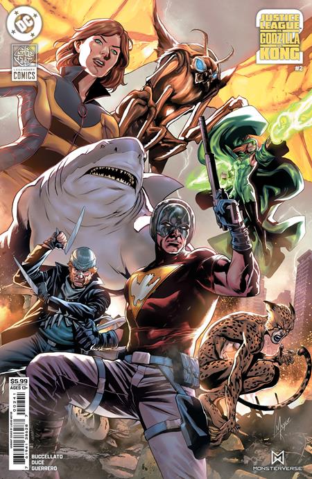 Justice League Vs Godzilla Vs Kong 2 #2 (of 7)  D Lucas Meyer Card Stock Var - Image