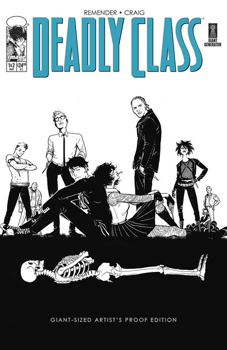 Deadly Class Giant Sized Artists Proof Edition  A Wes Craig - Image - Comics - Image - Pop Weasel