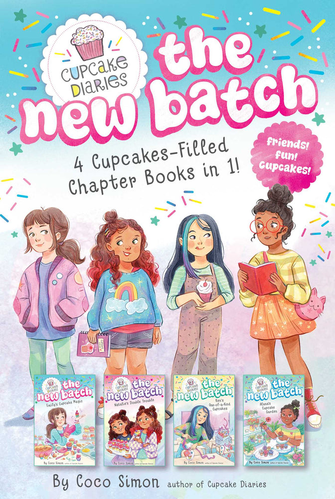 4 Cupcake-Filled Chapter Books In 1!: Emily's Cupcake Magic!; Natalie's Double Trouble; Ren's One-Of-A-Kind Cupcakes; Alana's Cupcake Garden - Childrens Books - Image - Pop Weasel