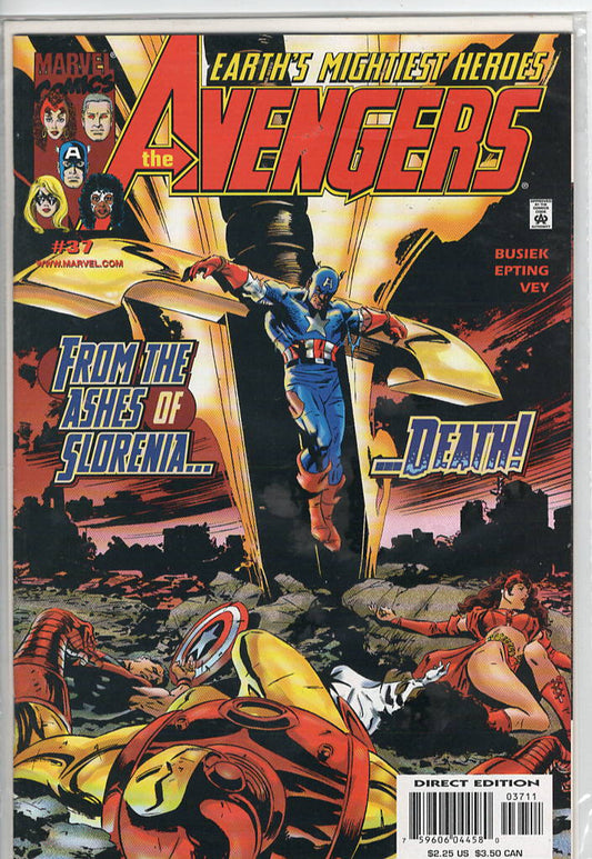 Pre-Owned - Avengers #37  (February 2001) Scanned Image Pop Weasel Pre-Owned Comics