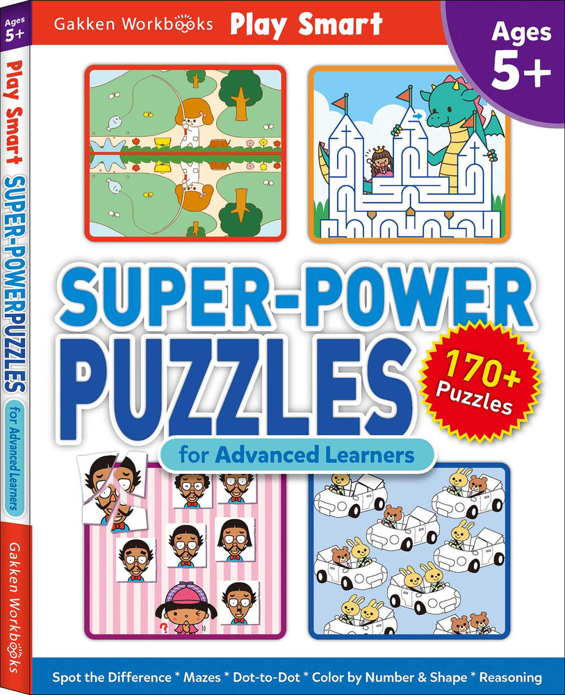 Play Smart Super-Power Puzzles for Advanced Learners Ages 5+ image - Books - Image - Pop Weasel