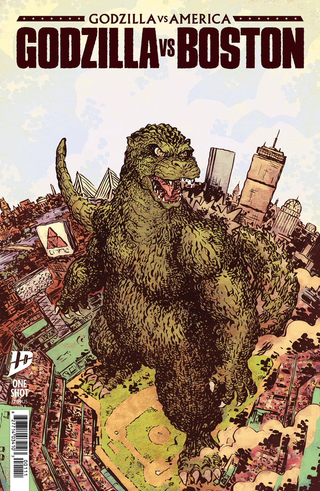 Godzilla Vs. America: Boston Variant B (Lonergan) - Image - Comics - Image - Pop Weasel