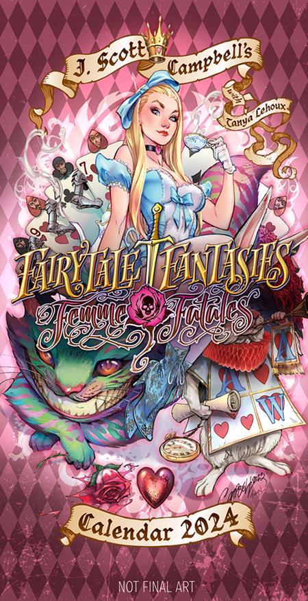 J Scott Campbells Fairytale Fantasies 2024 Calendar Collectors Dark J Scott Campbell And Tanya Lehoux image - Collectibles - Image - Pop Weasel