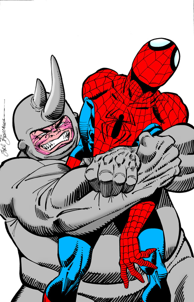 Spectacular Spider-Man By Dematteis & Buscema Omnibus Sal Buscema Rhino Cover [DM Only] | Hardcover - Image - Graphic Novels - Image - Pop Weasel