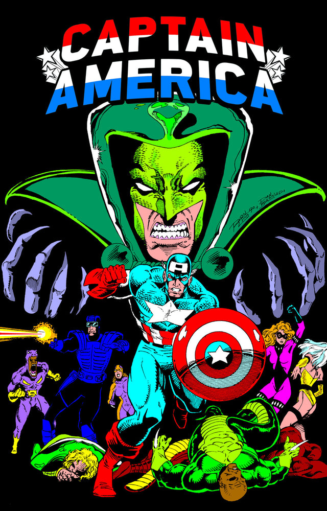 Captain America By Mark Gruenwald Omnibus Vol. 2 Ron Lim Serpent Society Cover [DM Only] | Hardcover - Image - Graphic Novels - Image - Pop Weasel