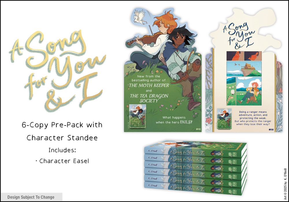 A Song for You and I Unsigned 6-Copy Pre-Pack with Character Standee image - Books - Image - Pop Weasel