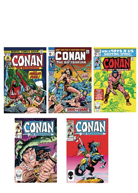 Conan Classic Comic Cover Sticker Pack 1 - Image - Collectibles - Image - Pop Weasel