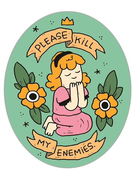 Please Kill My Enemies Sticker - Image - Collectibles - Image - Pop Weasel