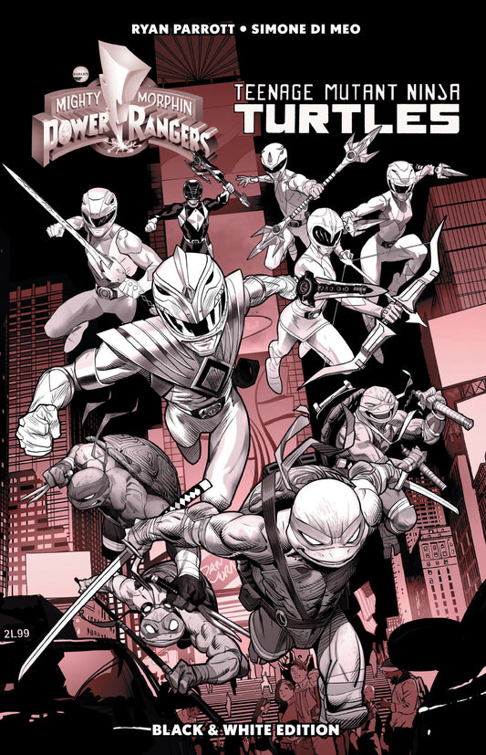 Mighty Morphin Power Rangers/Teenage Mutant Ninja Turtles B&W Limited Edition - Image