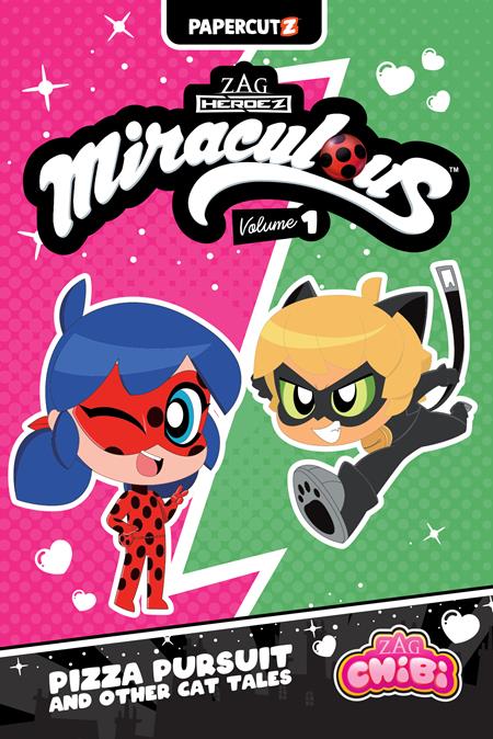 Miraculous Ladybug Chibi  | Hardcover Vol 01 Pizza Pursuit & Other Cat Tales - Image