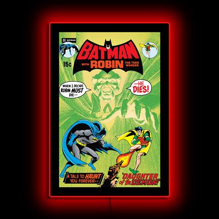 Batman With Robin Mini Poster Plus Led Illuminated Sign - Image