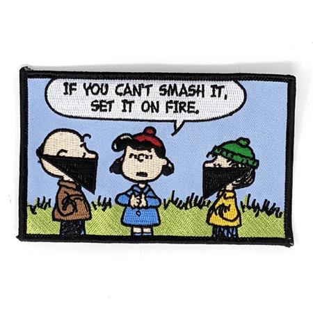 If You Cant Smash It Set It On Fire Embroidered Patch - Image - Collectibles - Image - Pop Weasel
