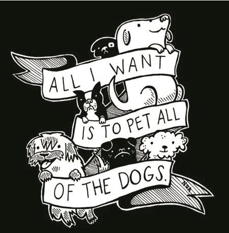 All I Want Is To Pet All Of The Dogs Sticker - Image - Collectibles - Image - Pop Weasel