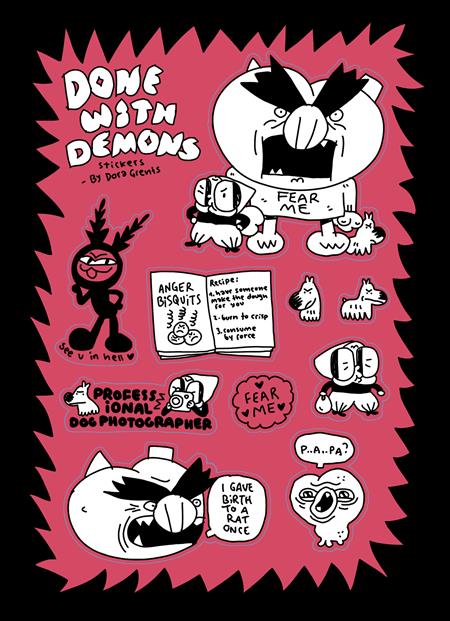 Done With Demons Sticker Sheet - Image - Collectibles - Image - Pop Weasel