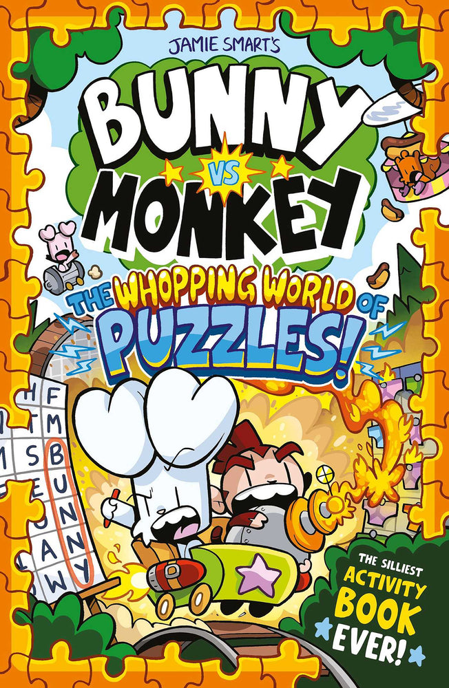 Bunny vs Monkey: The Whopping World of Puzzles image - Childrens Books - Image - Pop Weasel