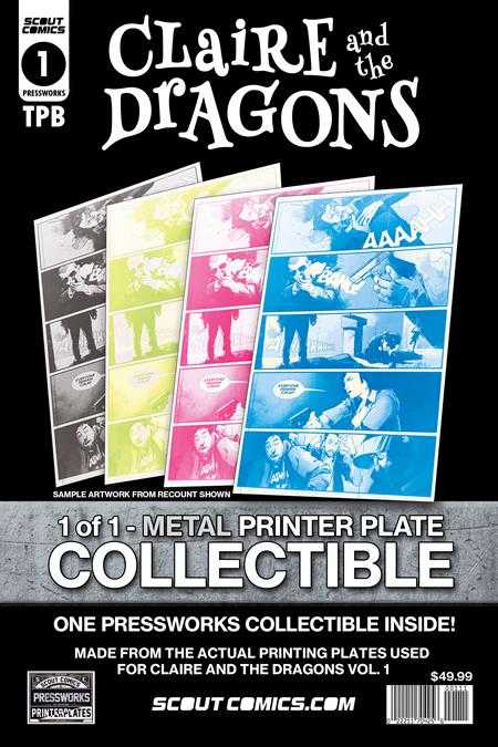 Presswork Printer Plate Claire And The Dragons  | TPB image - Graphic Novels - Image - Pop Weasel