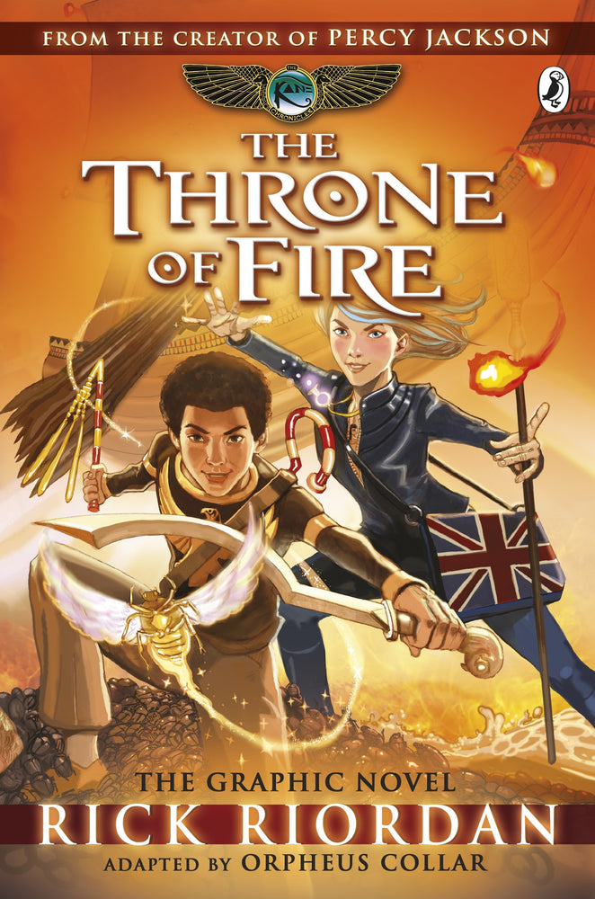Pop Weasel Image of The Throne of Fire: The Graphic Novel (The Kane Chronicles Book 02) - Graphic Novel - Image - Pop Weasel