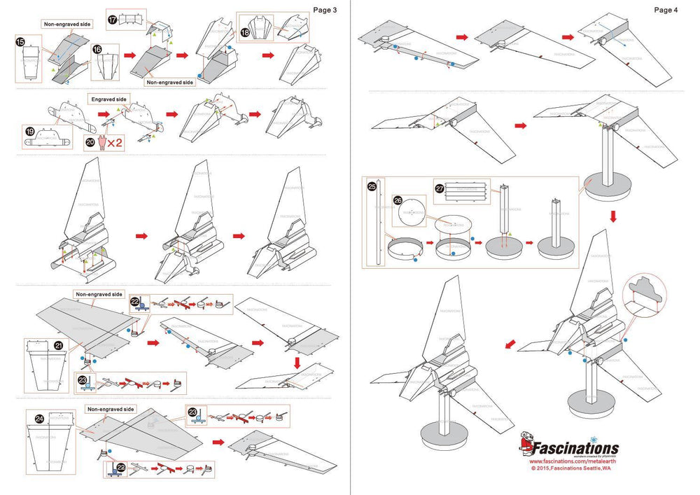 Metal Earth - Star Wars Imperial Shuttle - Kitset Models - Image - Pop Weasel