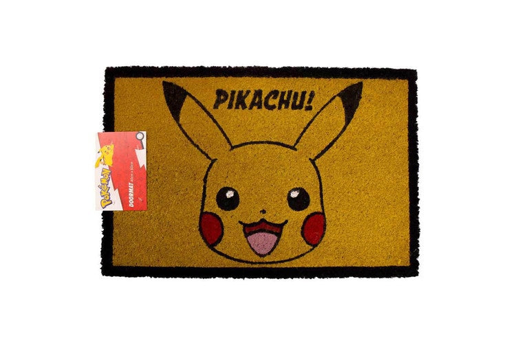 Licensed Doormat - Pokemon Pikachu - Door Mat - Image - Pop Weasel