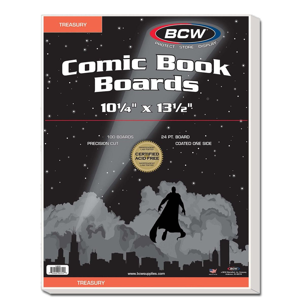 BCW Treasury Backing Boards (100 Pack) - Comic Accessories - Image - Pop Weasel
