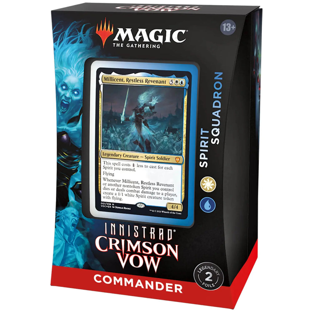 Magic: The Gathering - Innistrad: Crimson Vow Commander Deck - Spirit Squadron - TCG - Image - Pop Weasel