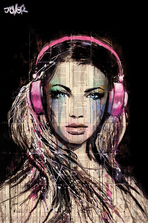 Pop Weasel Image of  DJ Girl Poster - Posters - Image - Pop Weasel