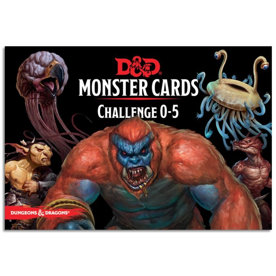 Pop Weasel Image of D&D Spellbook Cards Monster Challenge Deck 0-5 (179 cards) - RPG - Image - Pop Weasel