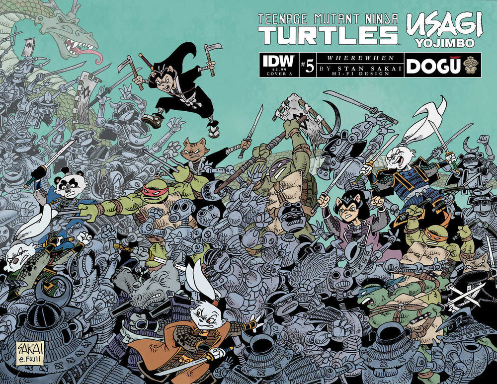 Teenage Mutant Ninja Turtles/Usagi Yojimbo: Wherewhen - Comics - Image - Pop Weasel
