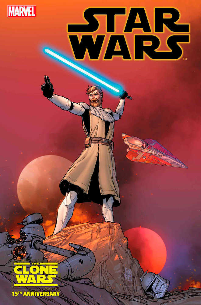 Star Wars 37 Giuseppe Camuncoli Obi-Wan Star Wars: Clone Wars 15th Anniversary Variant [Dd] - Comics - Image - Pop Weasel
