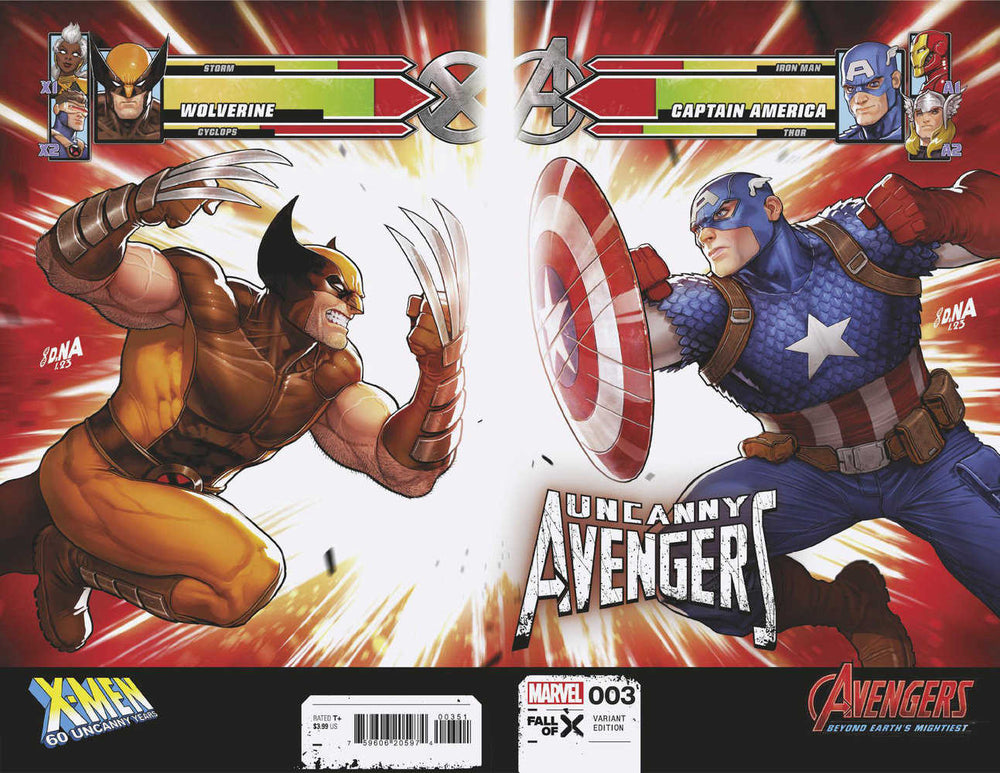 Uncanny Avengers 3 David Nakayama Wraparound X-Men 60th Variant [Fall] - Comics - Image - Pop Weasel