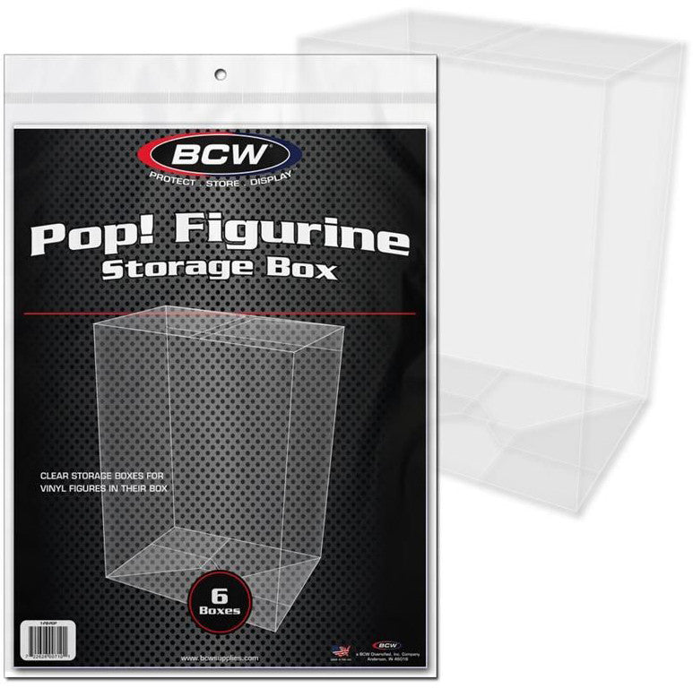 BCW Pop Vinyl Protective Storage Box Regular (6 Boxes Per Pack) - Collectable Storage - Image - Pop Weasel