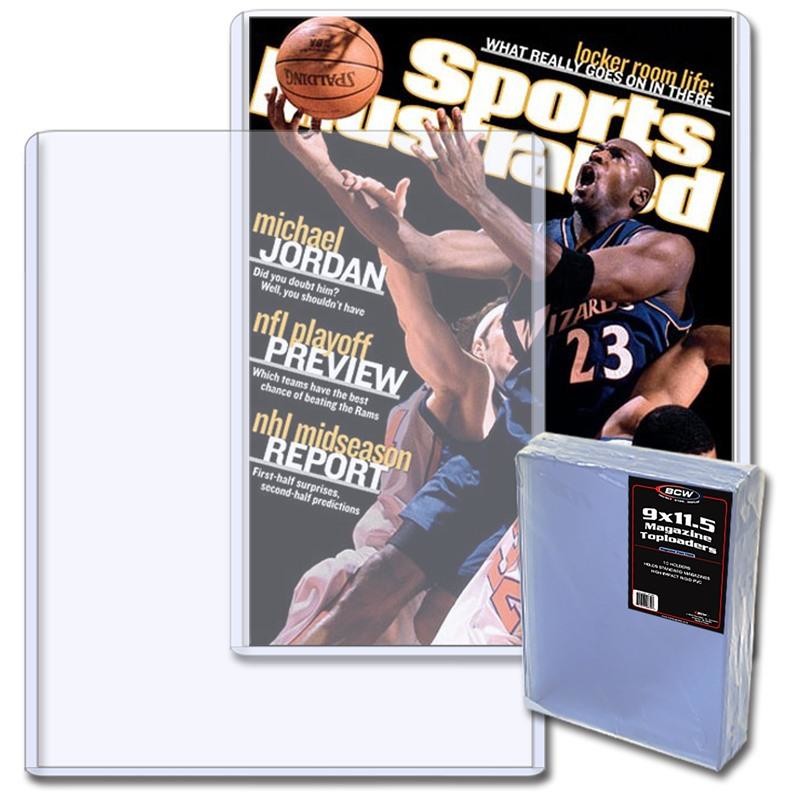 BCW Magazine Toploader Holder 7MM (9" x 11 1/2") (10 Holders Per Pack) - Comic Accessories - Image - Pop Weasel