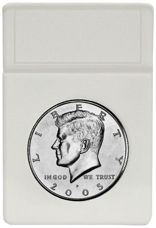 BCW Currency Display Slab Inserts White Half Dollar - Collectable Storage - Image - Pop Weasel
