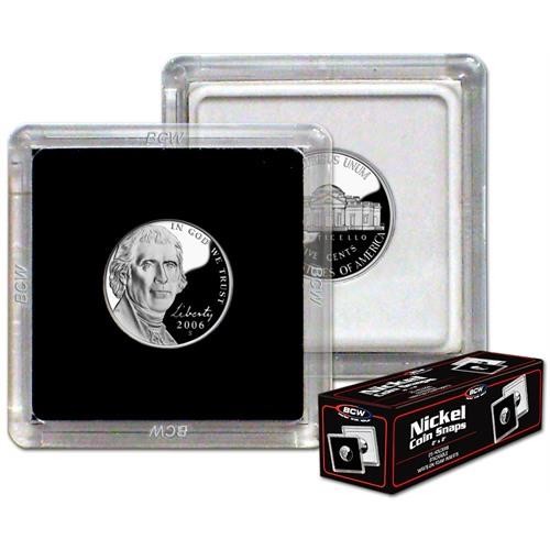 BCW Coin Snap Black Nickel (2" x 2") - Collectable Storage - Image - Pop Weasel