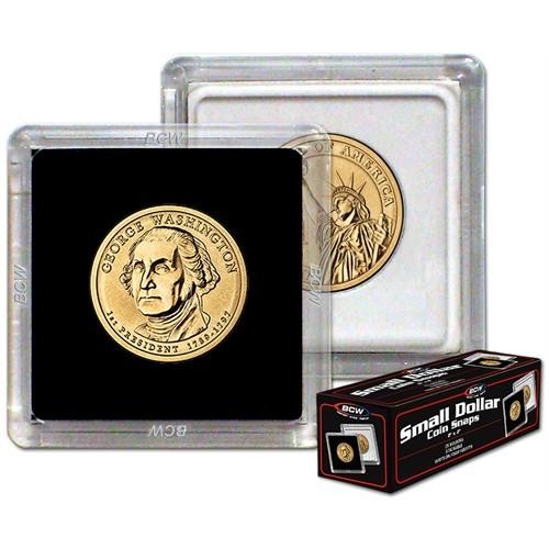 BCW Coin Snap Black Small Dollar (2" x 2") - Collectable Storage - Image - Pop Weasel
