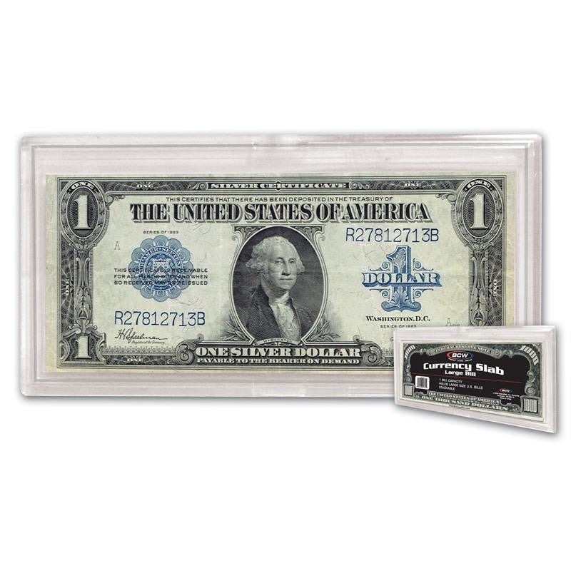BCW Deluxe Currency Slab Large Bill - Collectable Storage - Image - Pop Weasel