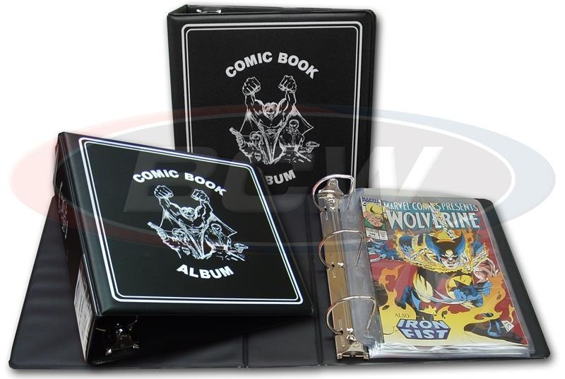 BCW Album Black Comic Book 3" - Comic Accessories - Image - Pop Weasel