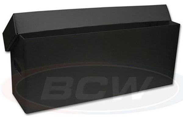 BCW Plastic 'Long' Comic Storage Box - Black - Comic Accessories - Image - Pop Weasel