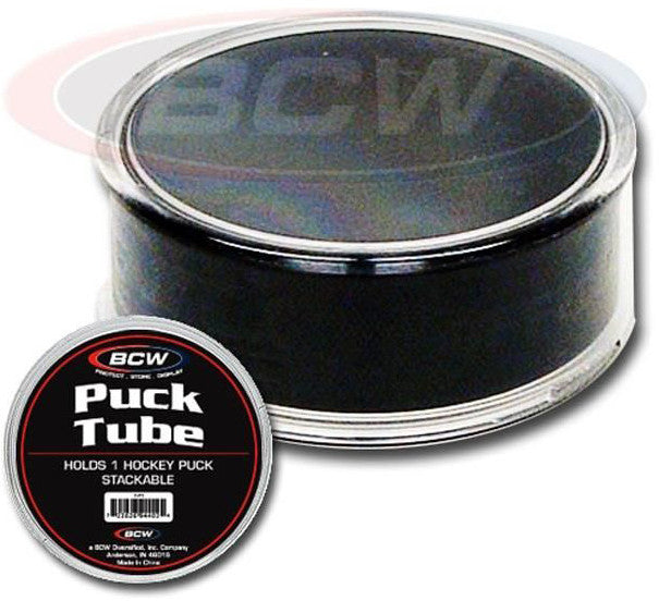 BCW Ice Hockey Puck Tube - Collectable Storage - Image - Pop Weasel