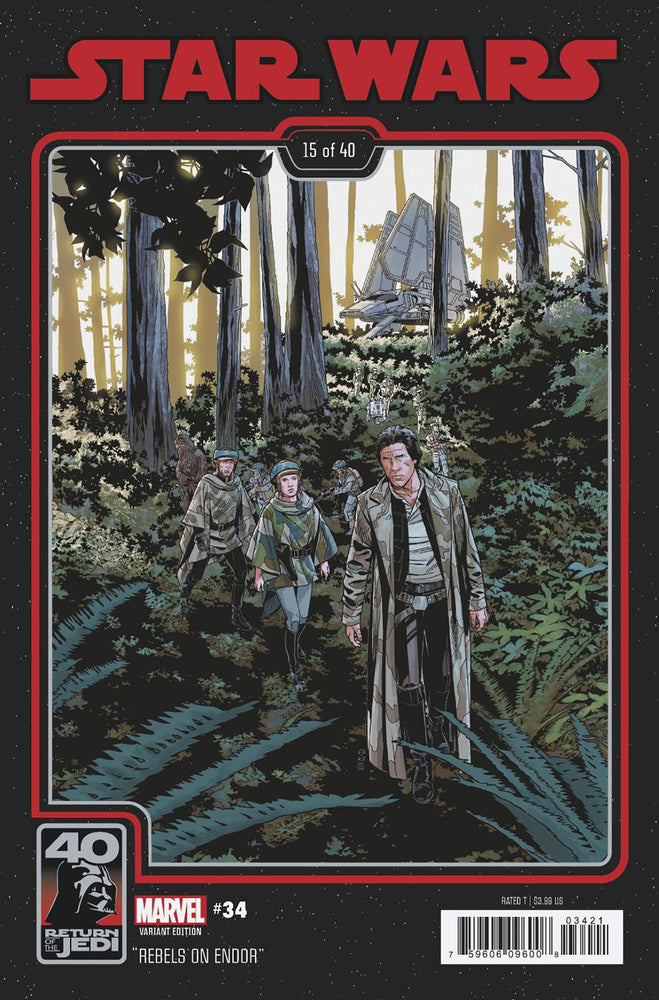 Star Wars 34 Chris Sprouse Return Of The Jedi 40th Anniversary Variant - Comics - Image - Pop Weasel