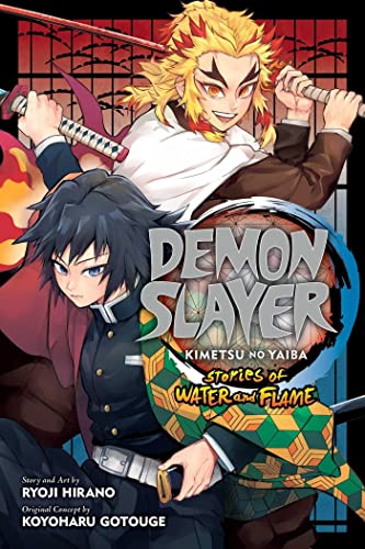 Front Cover Demon Slayer: Kimetsu no Yaiba--Stories of Water and Flame ISBN 9781974728381 - Manga - Image - Pop Weasel