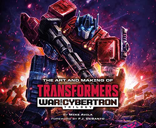 Front Cover The Art and Making of Transformers: War for Cybertron Trilogy ISBN 9781974732500 - Books - Image - Pop Weasel