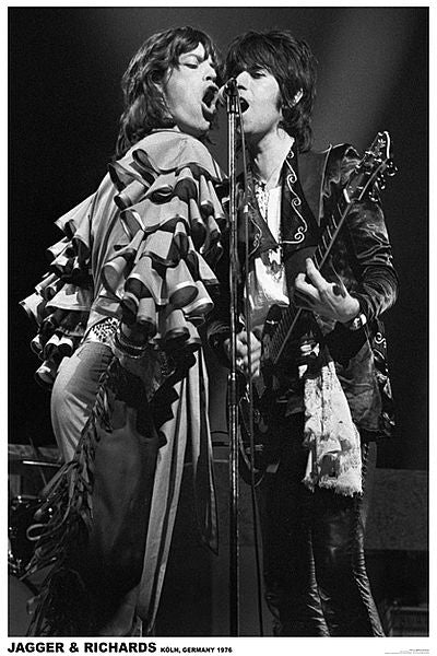 Pop Weasel Image of Rolling Stones - Jagger & Richards Poster