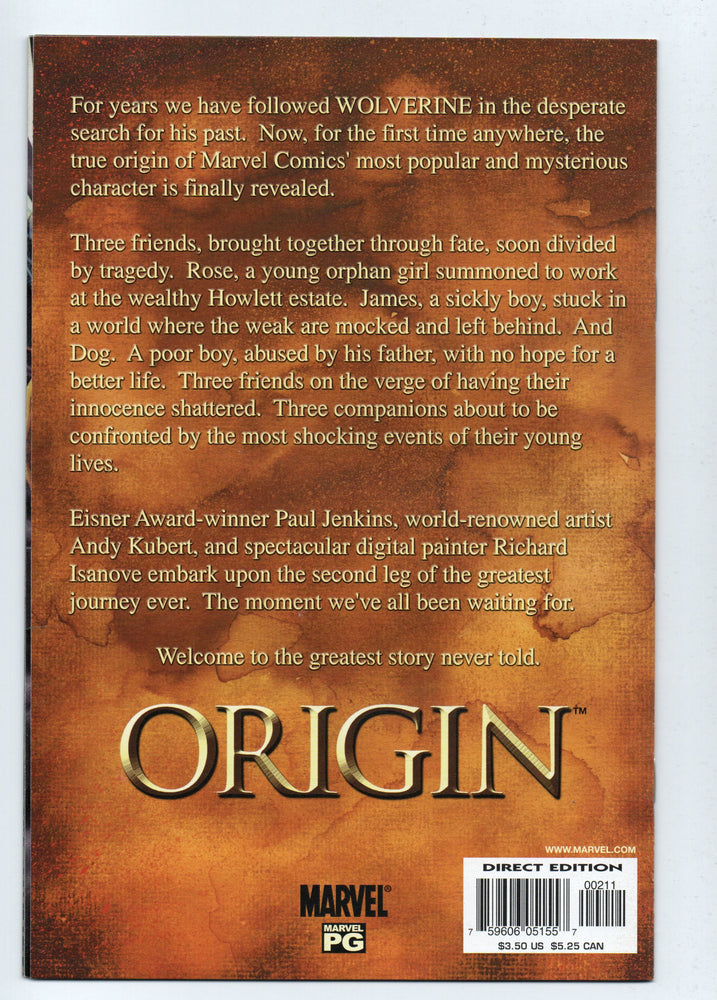Pre-Owned - Origin - Pre-Owned Comics - Image - Pop Weasel
