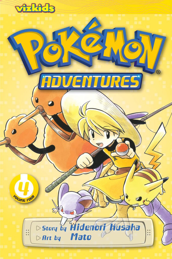 Front Cover - Pokémon Adventures (Red and Blue), Vol. 4 - Pop Weasel - Manga - Image - Pop Weasel