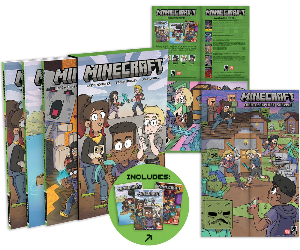 Pop Weasel Image of Minecraft Boxed Set (Graphic Novels) - Graphic Novels - Image - Pop Weasel