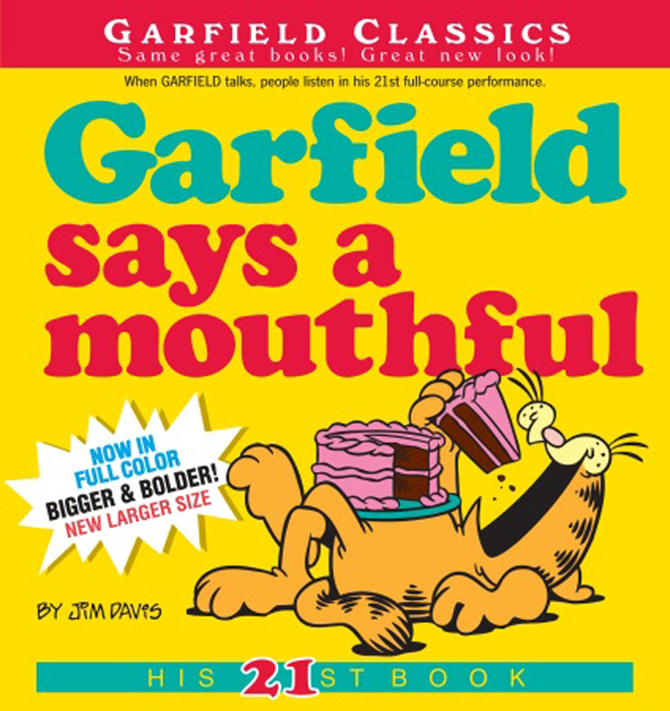 Pop Weasel Image of Garfield Says A Mouthful - Graphic Novel - Image - Pop Weasel