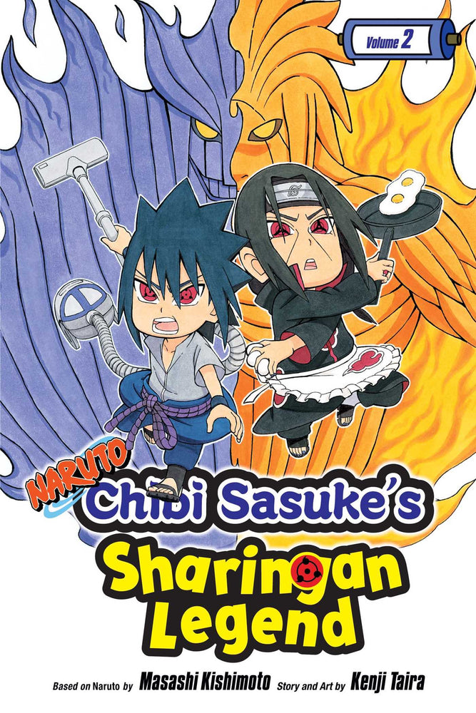 Front Cover Naruto: Chibi Sasuke's Sharingan Legend, Vol. 2 ISBN 9781421597119 - Manga - Image - Pop Weasel