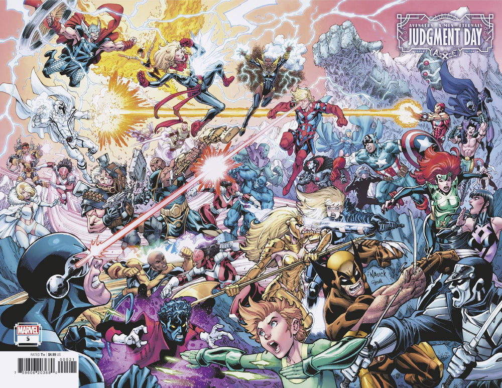 Pop Weasel Image of A.X.E.: Judgment Day 5 Nauck Wraparound Variant [axe] - Comics - Image - Pop Weasel