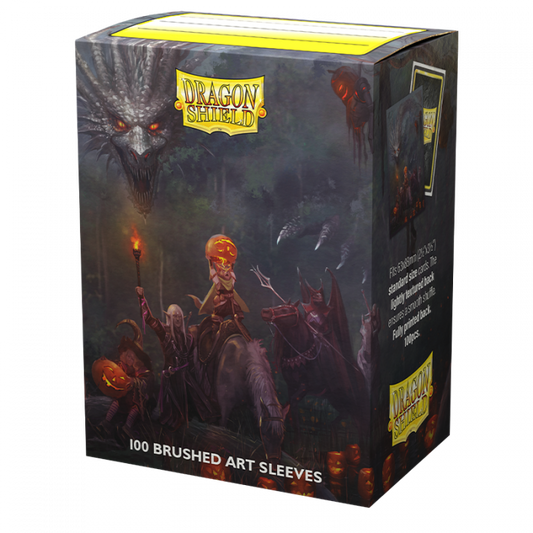Pop Weasel Image of Sleeves - Dragon Shield - Box 100 - Brushed Art - Halloween 2022